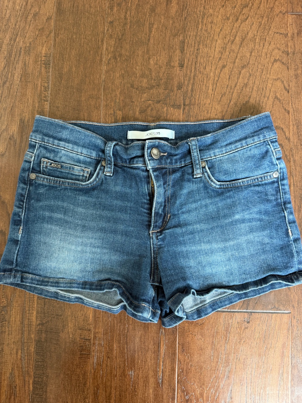 Joe's Jeans Women's Blue Denim Boyfriend Shorts